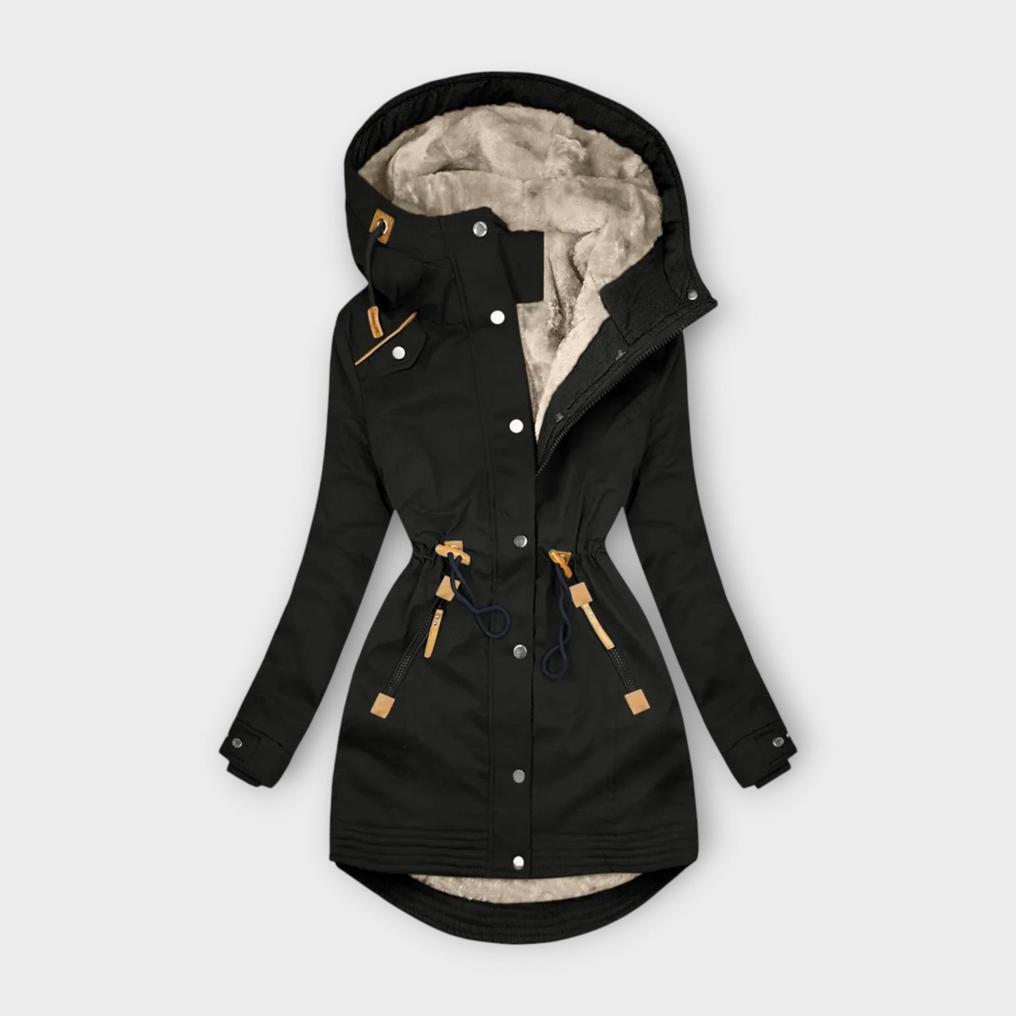 Fellgefütterter Winterparka für Damen
