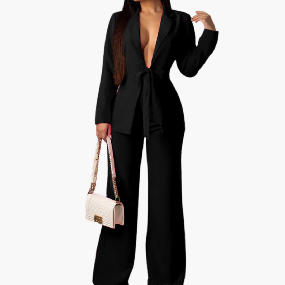 Blazer Hose Zweiteiler für Damen