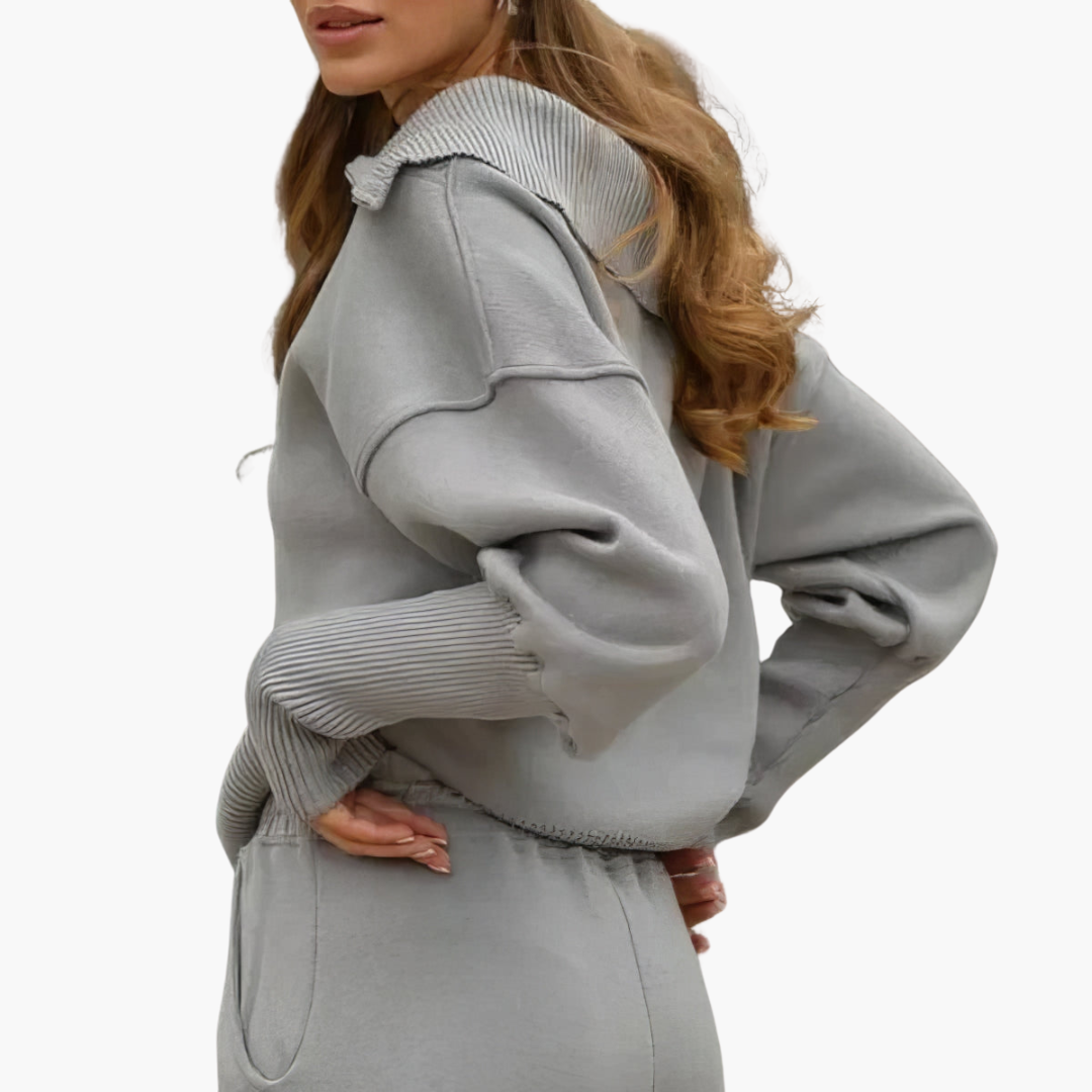 Minimalistisches Set mit Hose für Damen