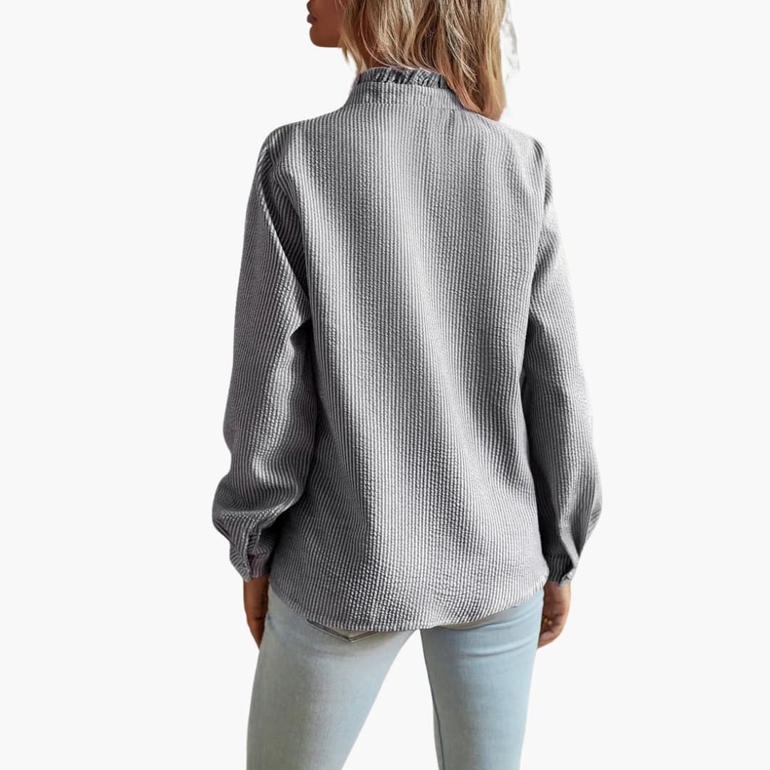 Strukturierte Bluse für Damen