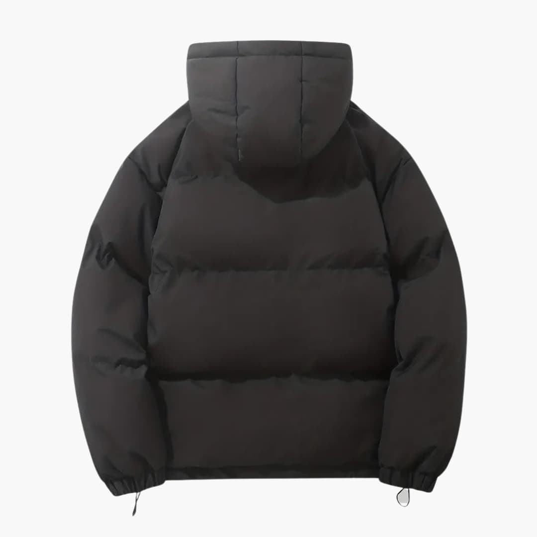 Gefütterte Kapuzen-Winterjacke für Herren