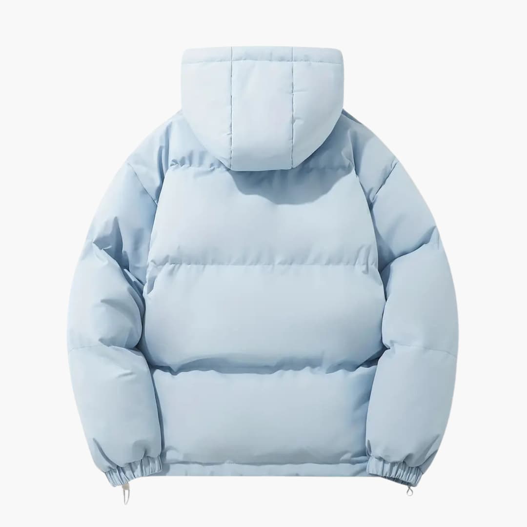 Gefütterte Kapuzen-Winterjacke für Herren