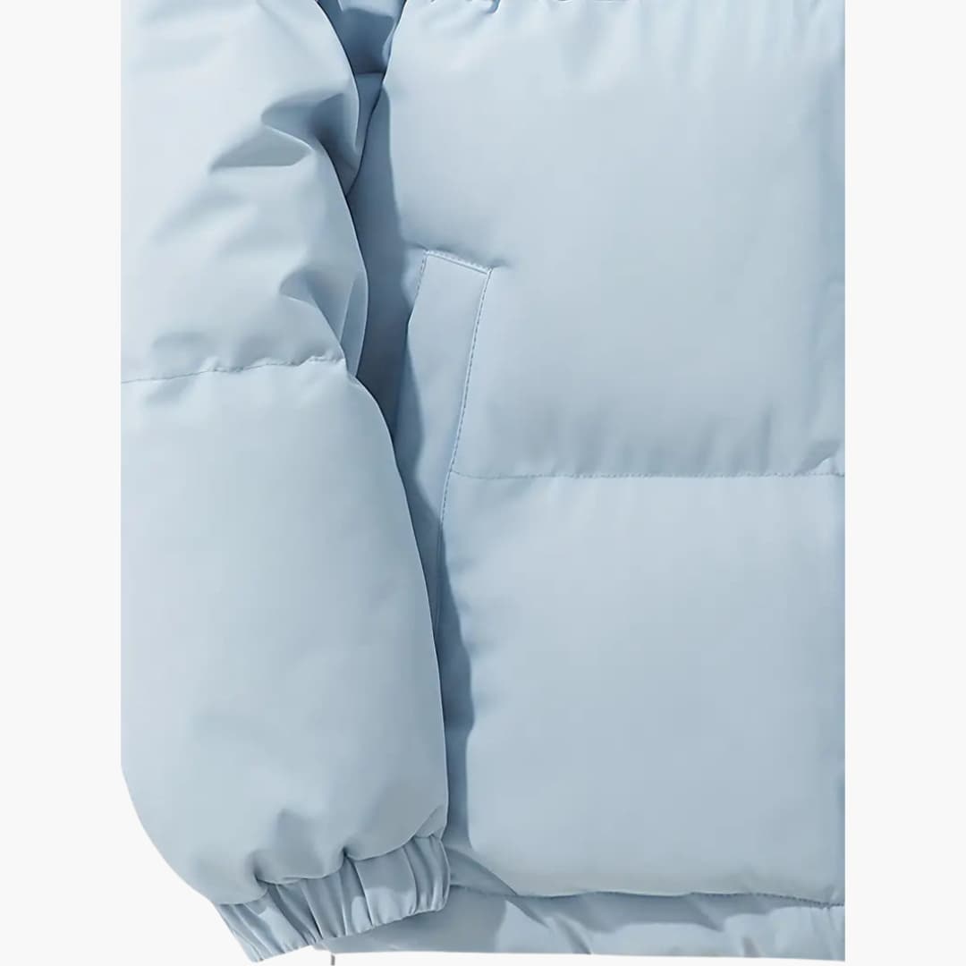 Gefütterte Kapuzen-Winterjacke für Herren