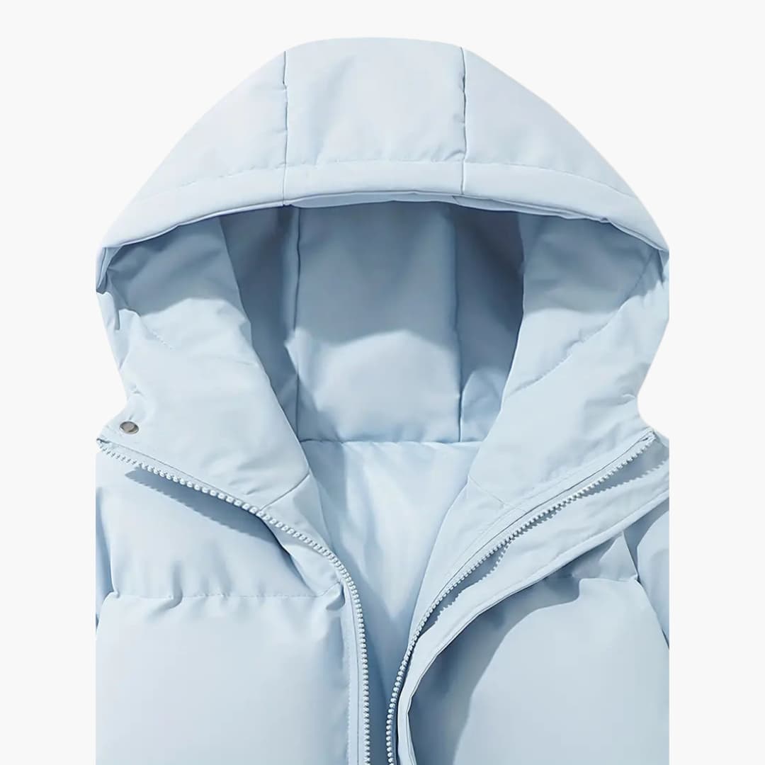 Gefütterte Kapuzen-Winterjacke für Herren