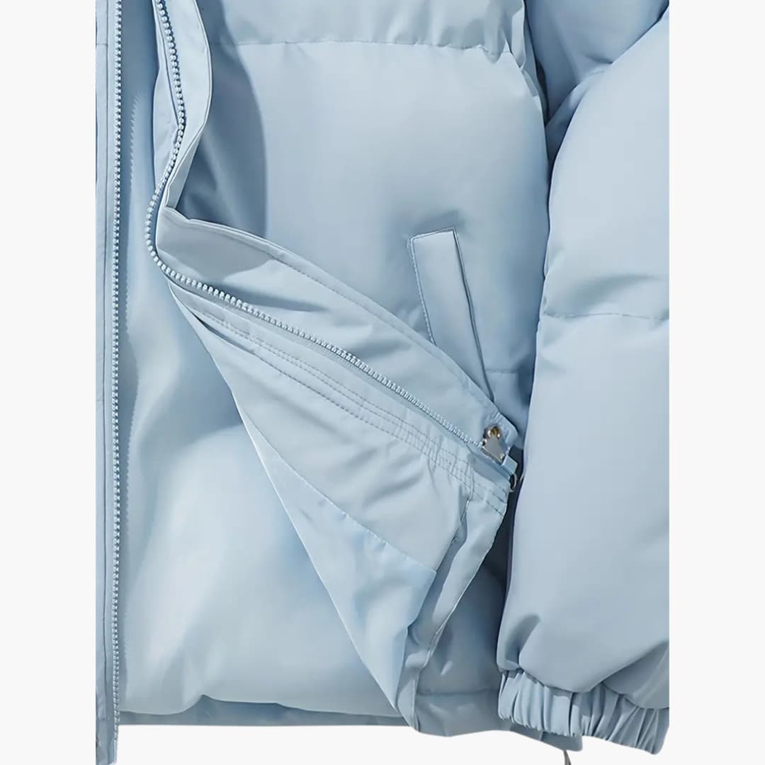 Gefütterte Kapuzen-Winterjacke für Herren
