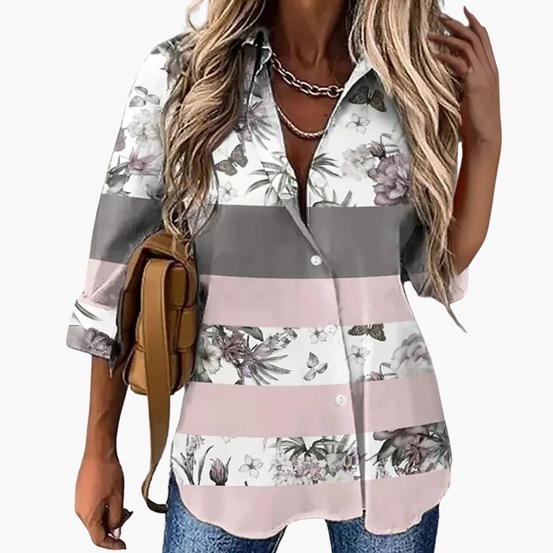Locker geschnittenes Blumentop für Damen