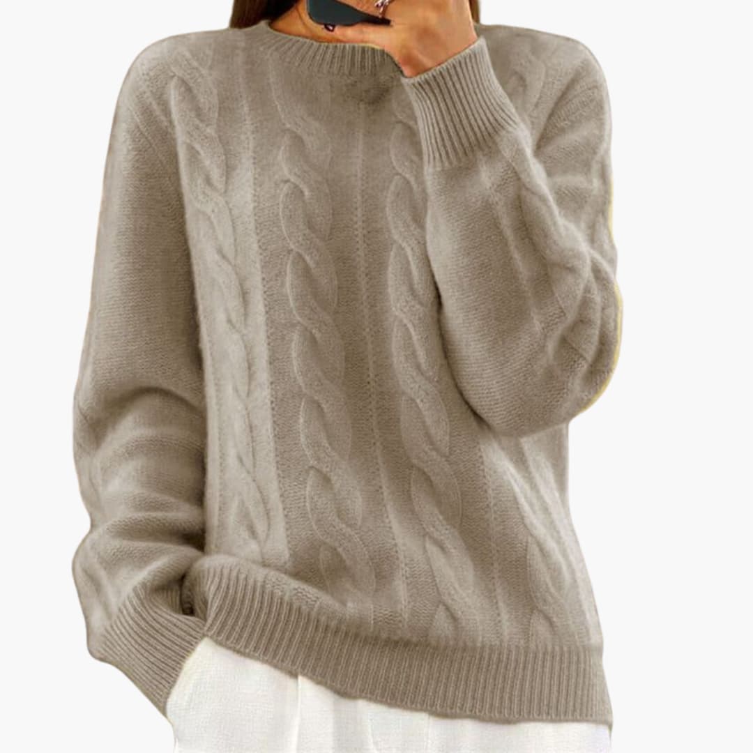 Warmer Strickpullover für Damen