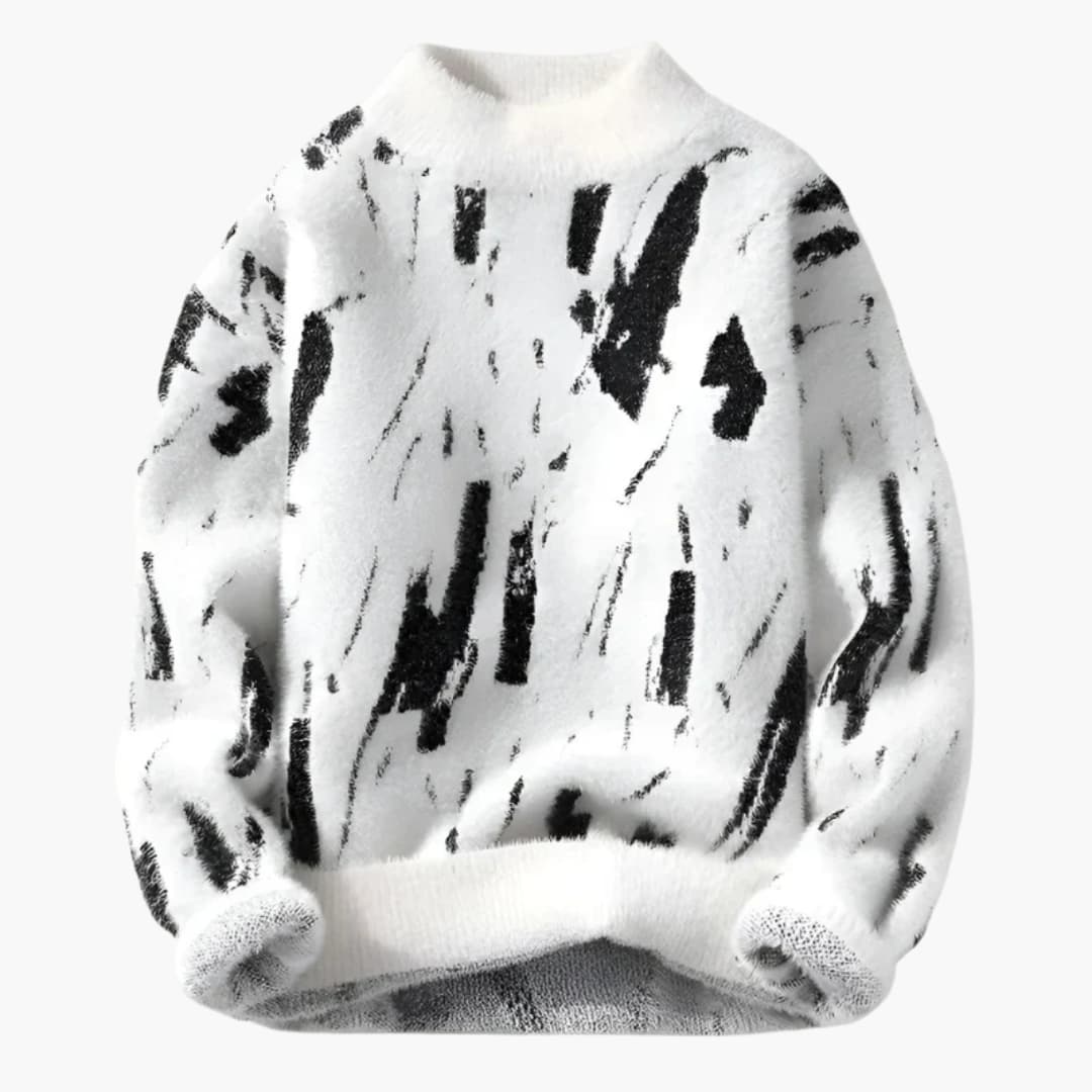 Pullover mit abstraktem Muster für Herren