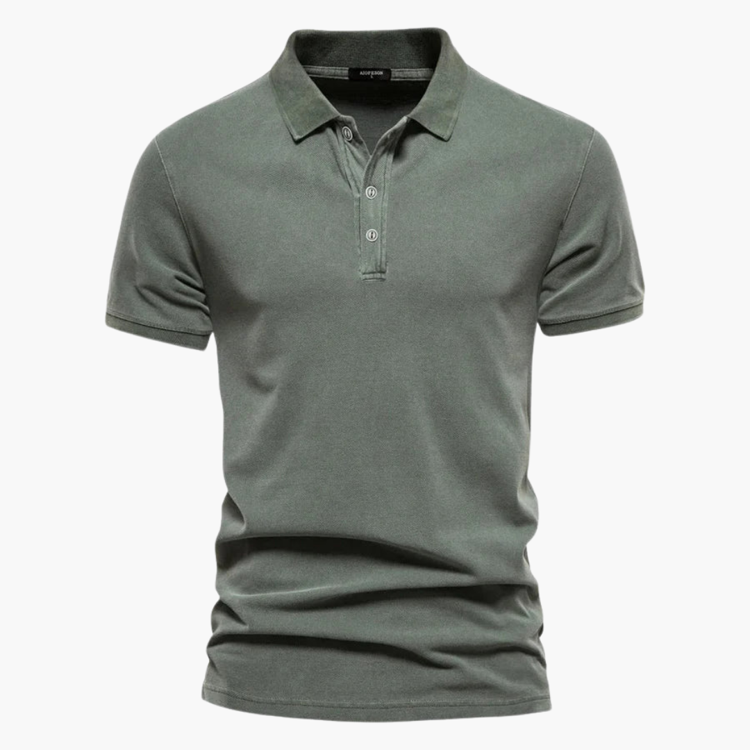 Schlankes Poloshirt mit Kragen für Herren