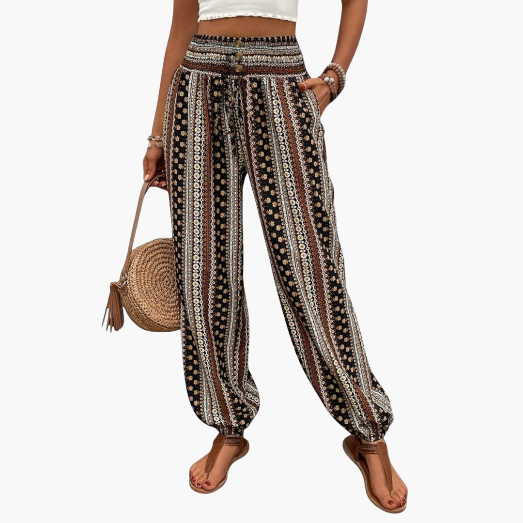 Ethno Muster Hose für Damen