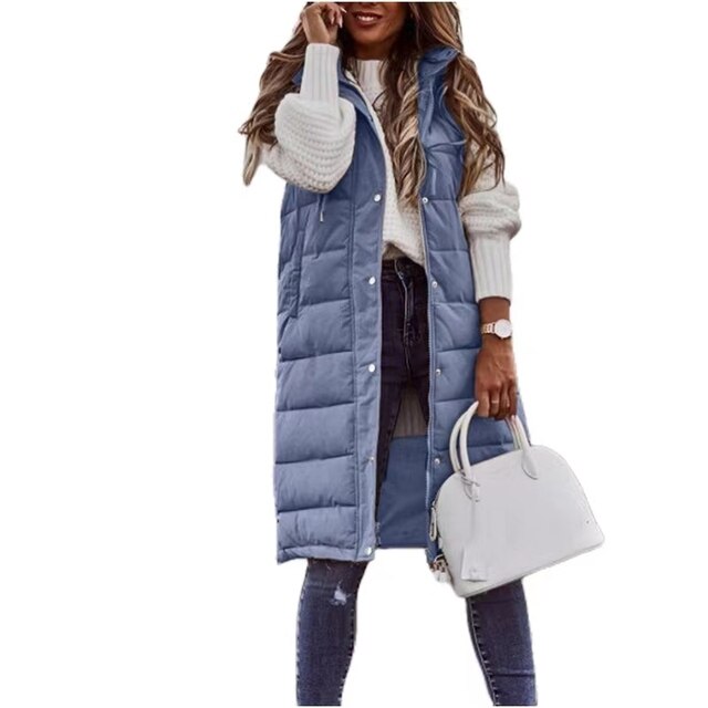 Langer Stepp-Bodywarmer für Damen
