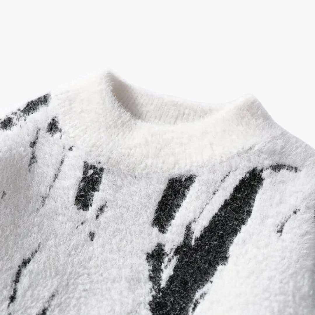 Pullover mit abstraktem Muster für Herren