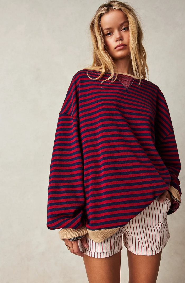 Gestreifter Pullover für Damen