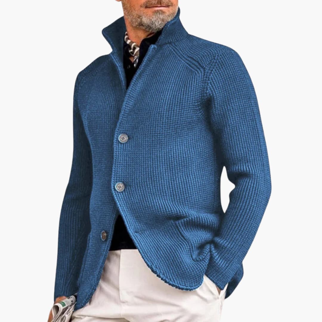 Feinstrick-Strickjacke für Herren