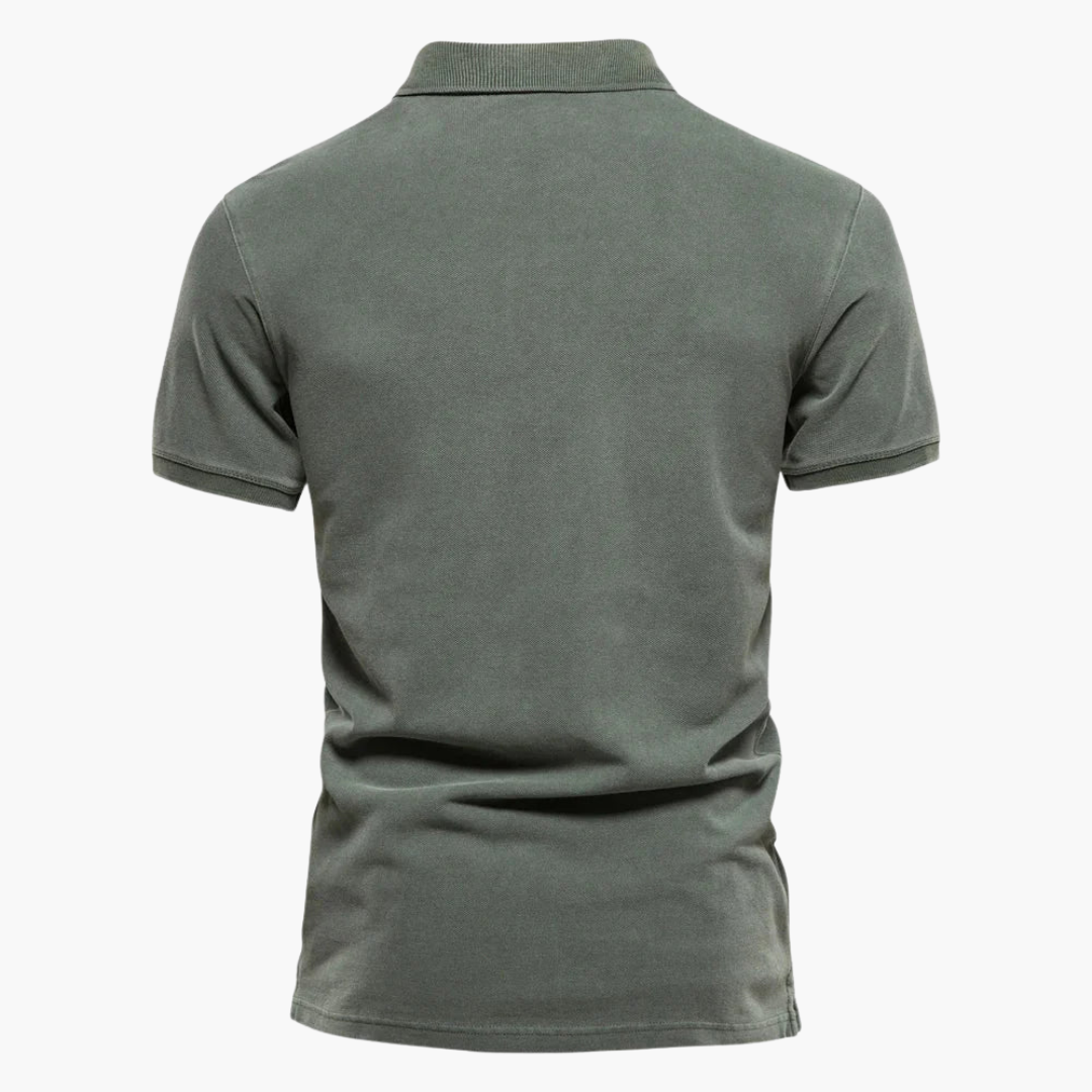 Schlankes Poloshirt mit Kragen für Herren