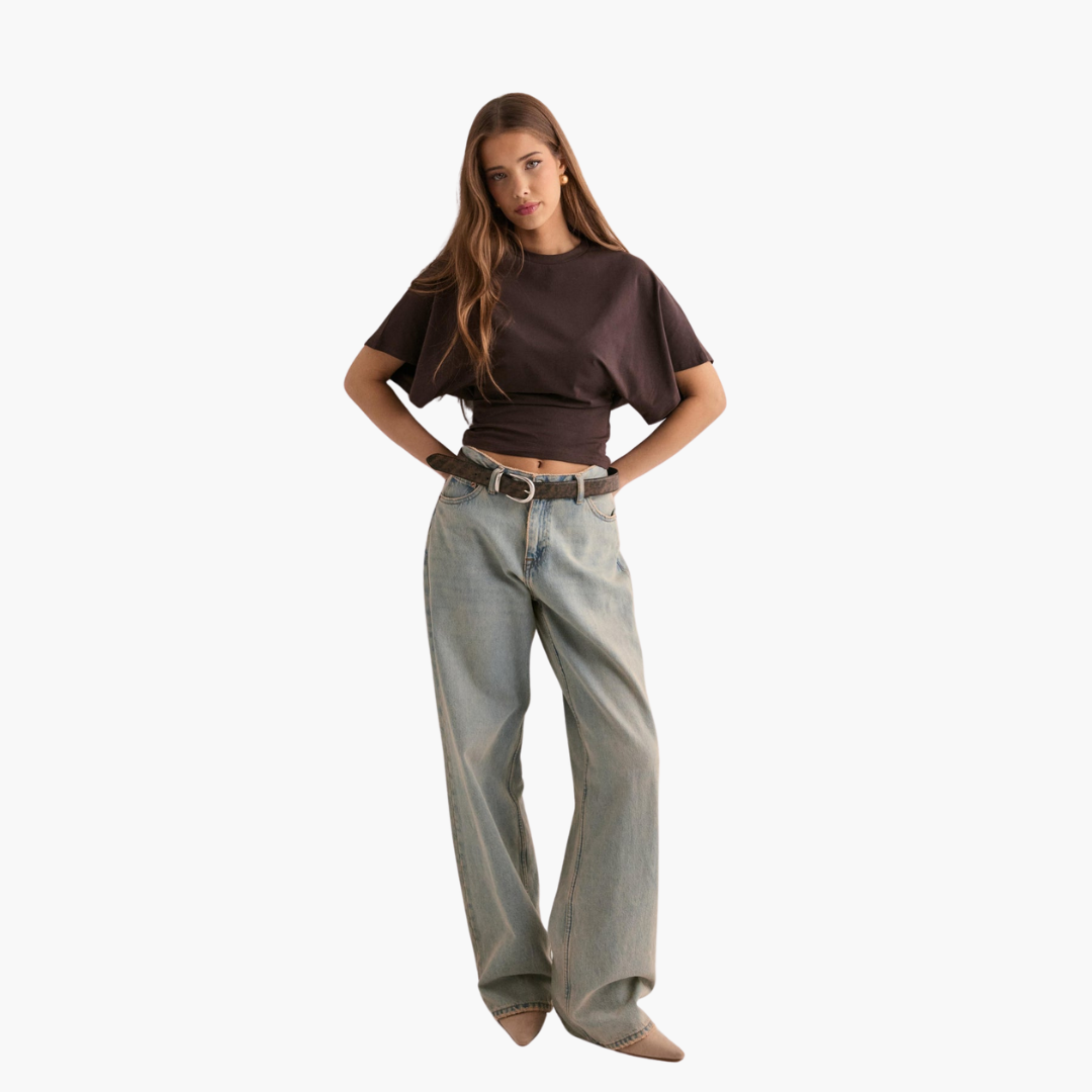 Weit geschnittenes Oversize T-Shirt für Damen