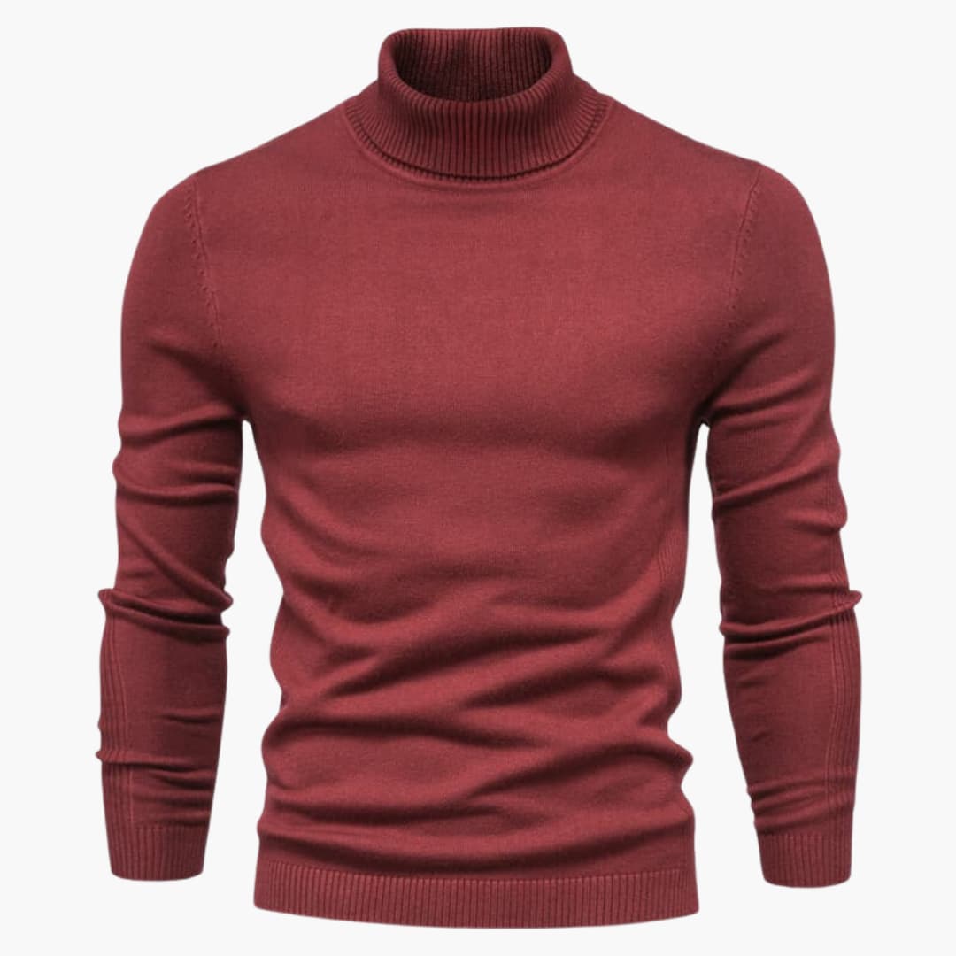 Exklusiver Rollkragenpullover für Herren