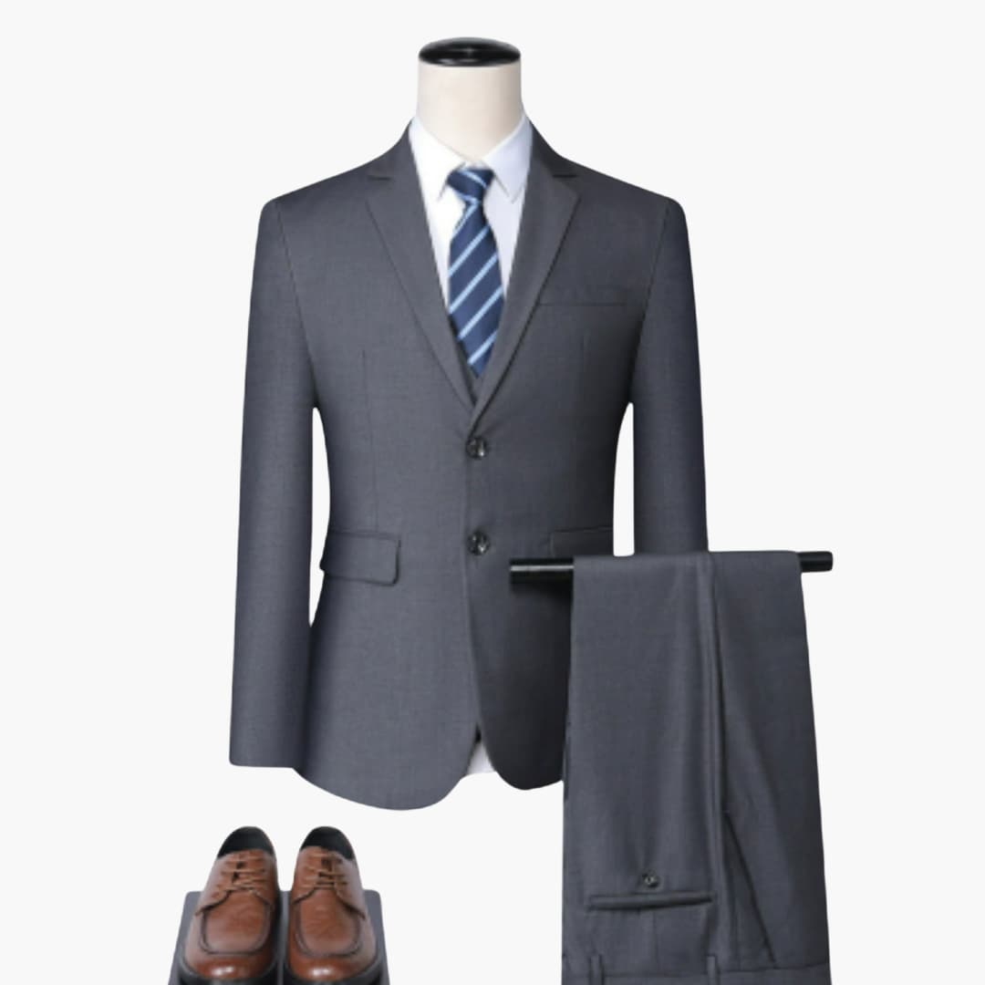 Eleganter Slim-Fit Zweiteiler für Herren