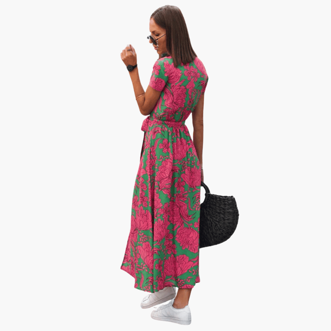 Wickelkleid Mit Taillierung für Damen