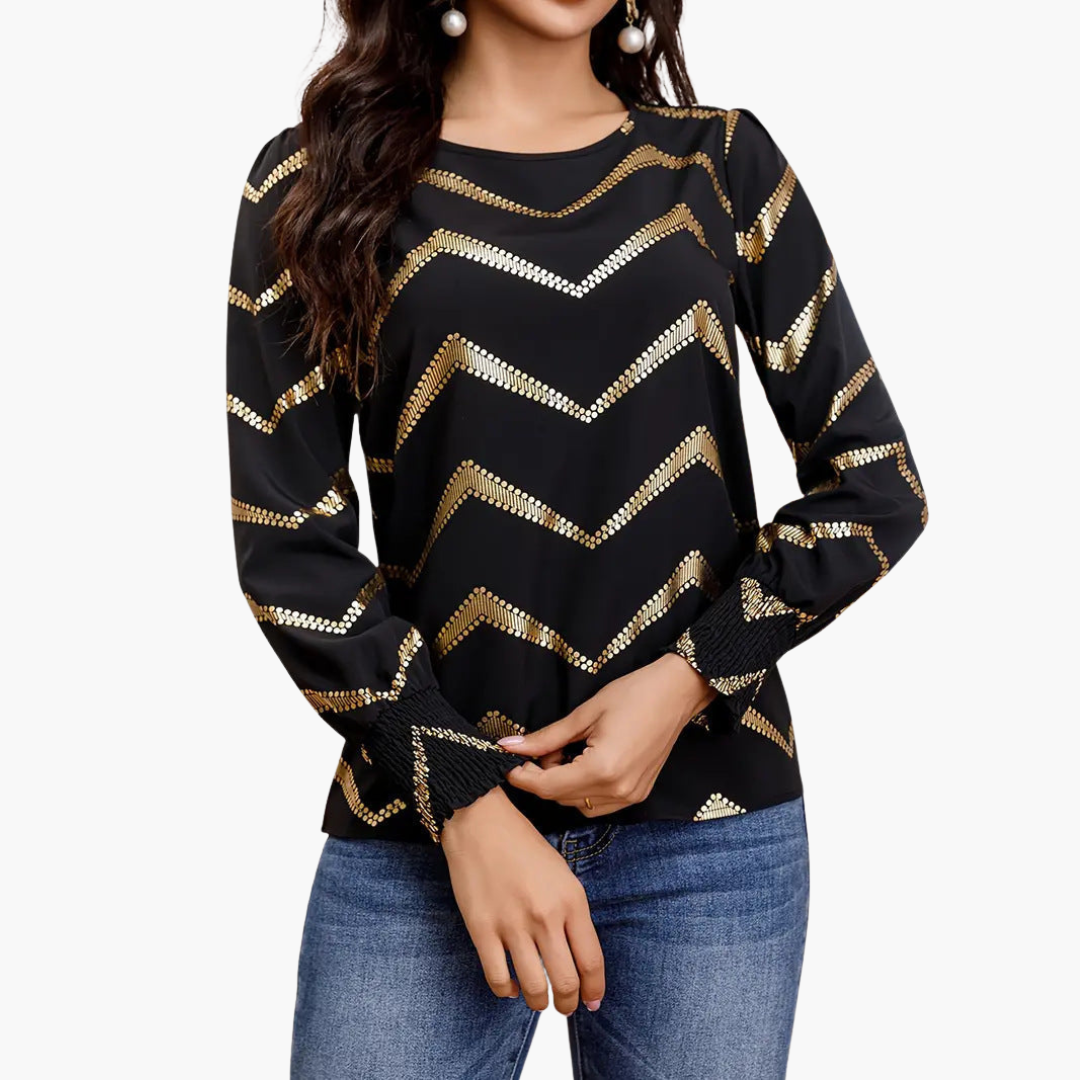 Leichte Bluse mit Details für Damen