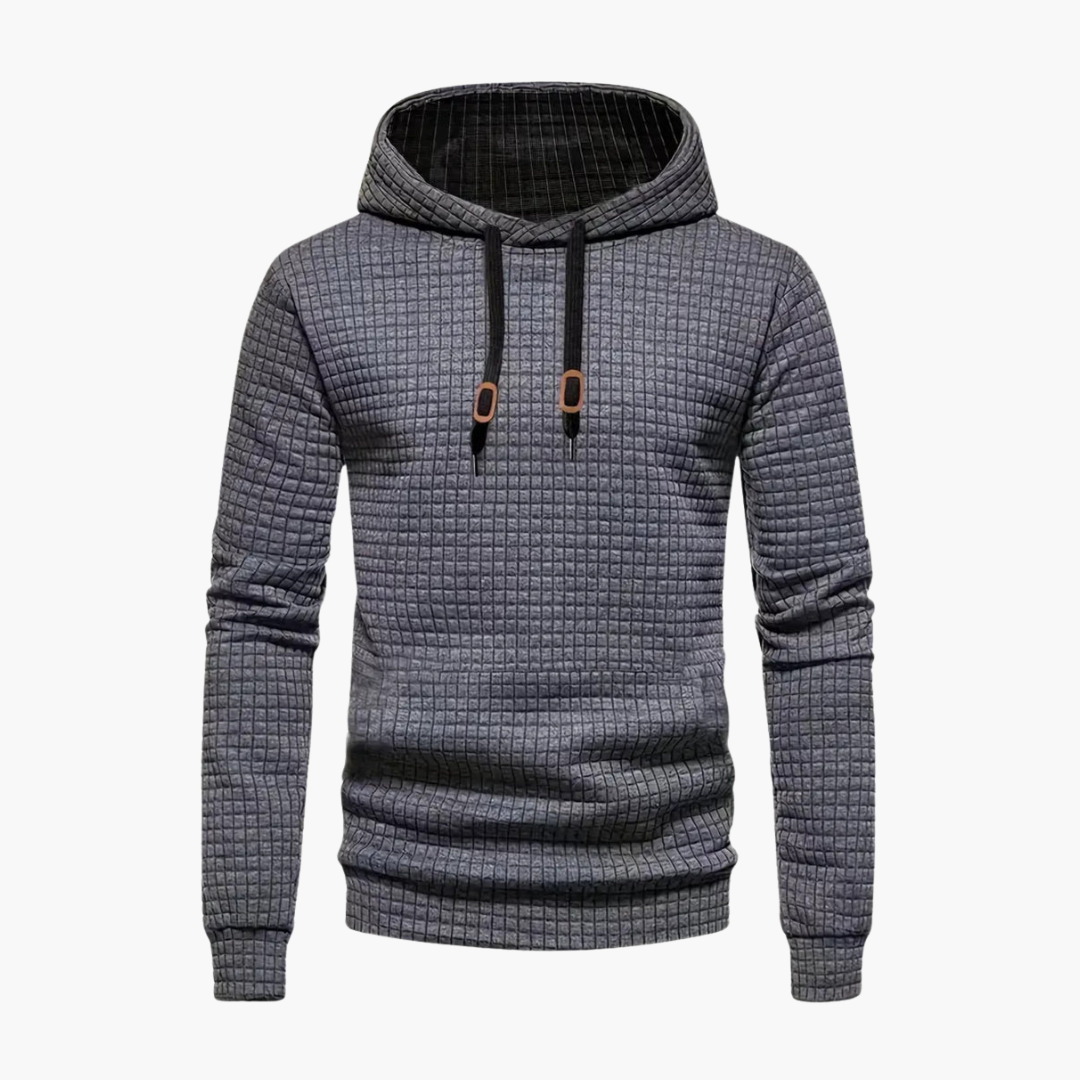 Karomuster Hoodie für Herren
