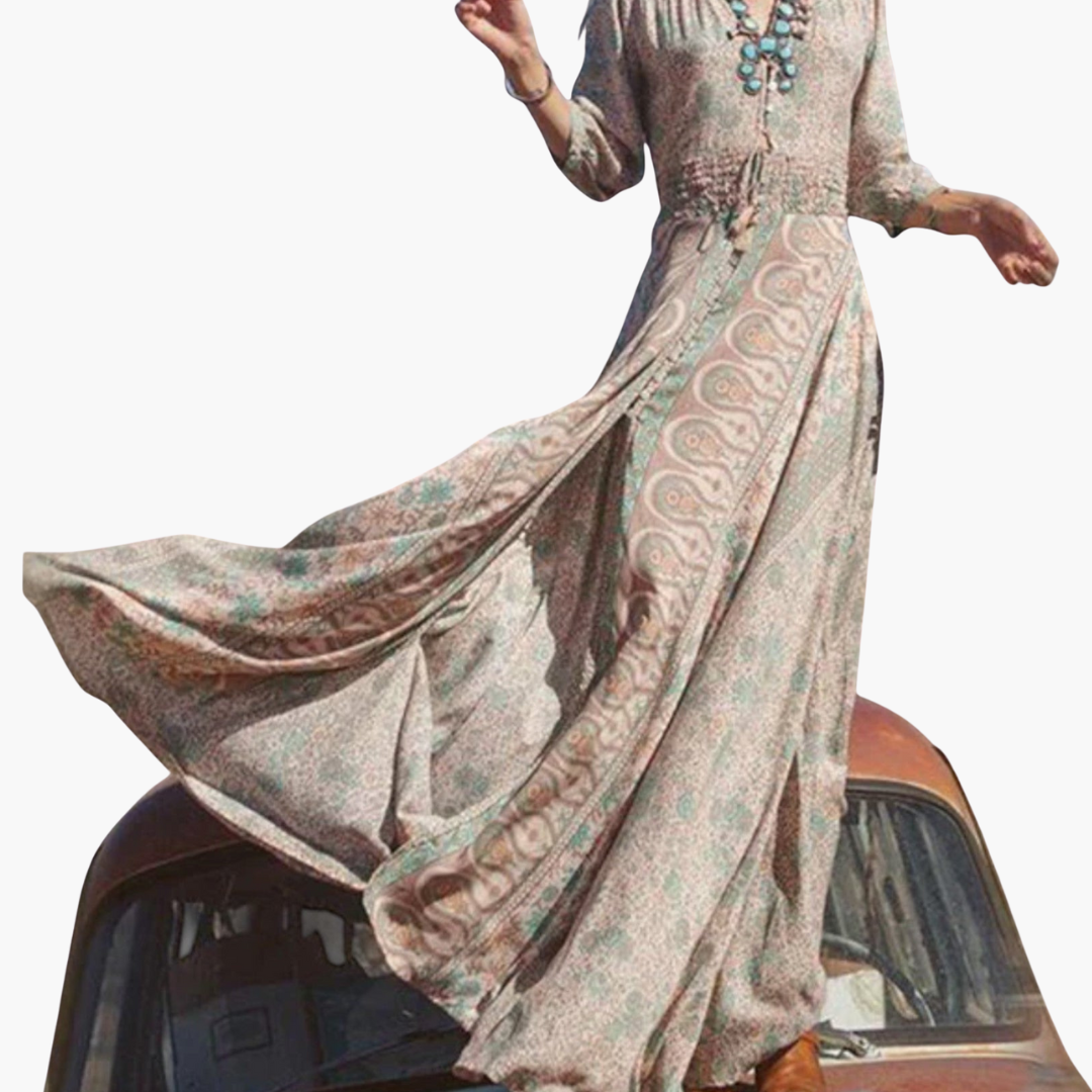 Verstellbare Träger Maxi Kleid für Damen