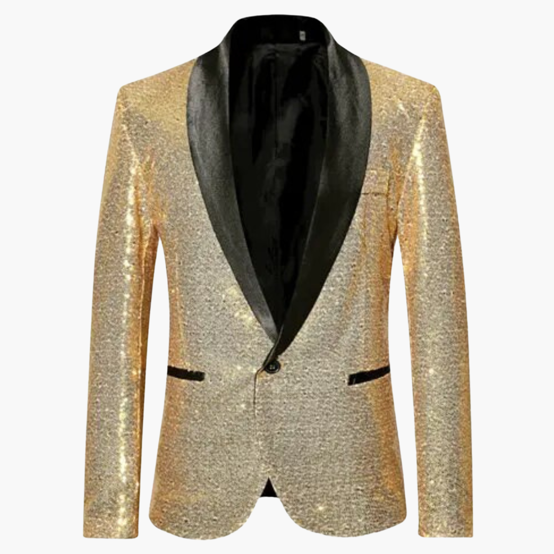 Festlicher Pailletten Anzugjacke für Herren