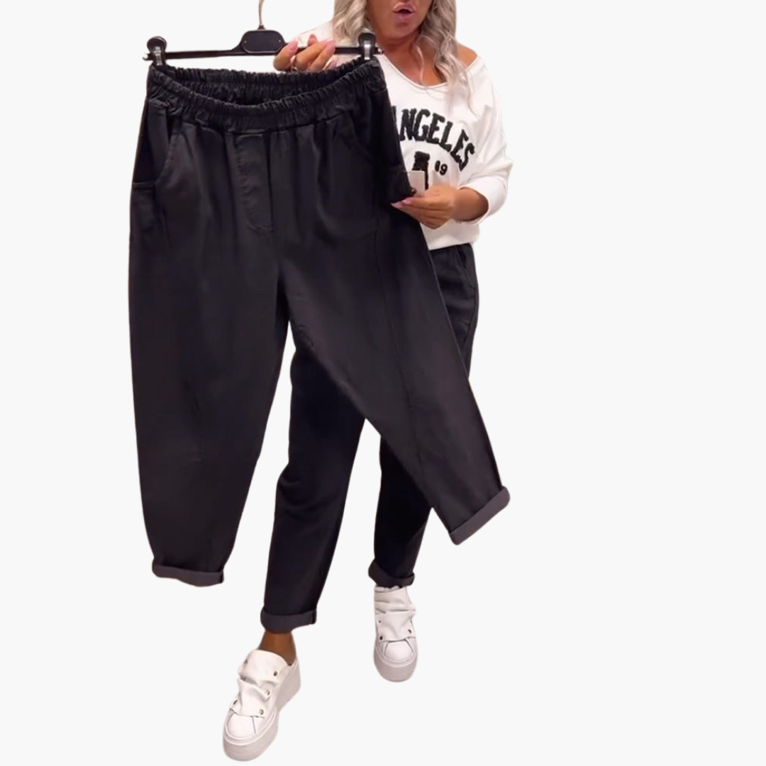 Schlank Geschnittene Freizeithose für Damen