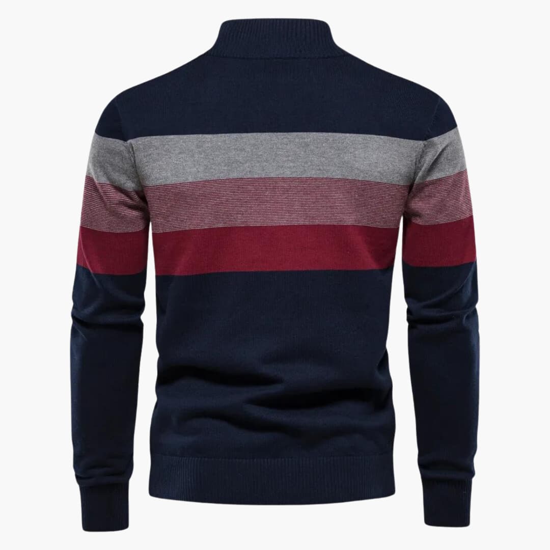 Viertelreißverschluss Pullover für Herren