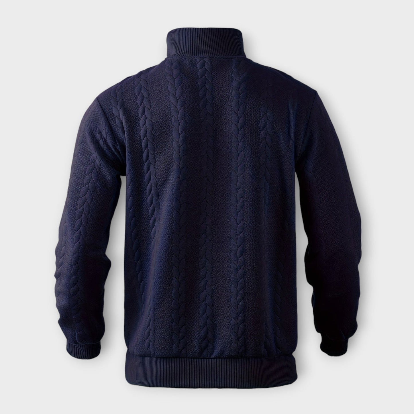 Vintage Halb-Zip Pullover für Herren