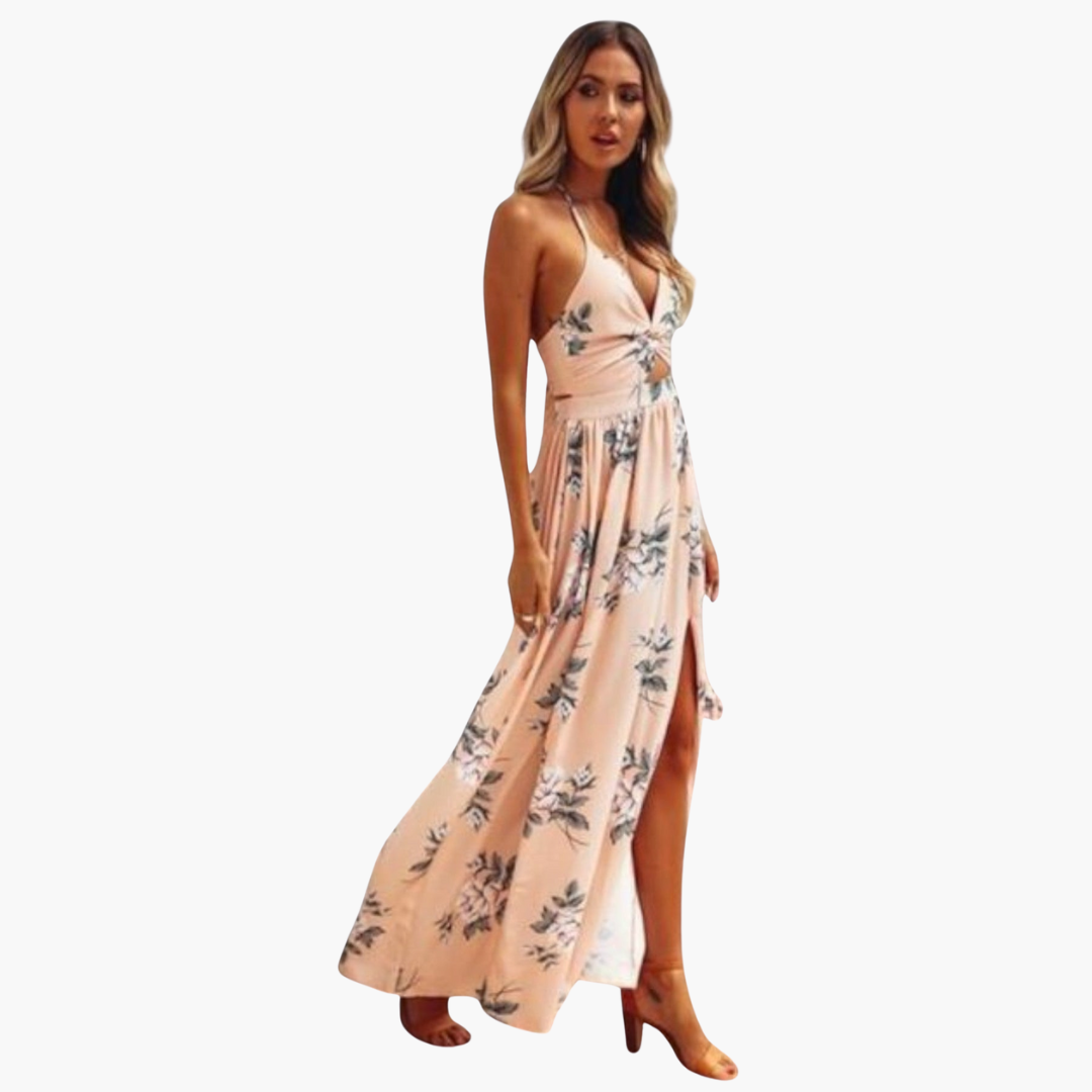 Floraler Boho Maxikleid für Damen