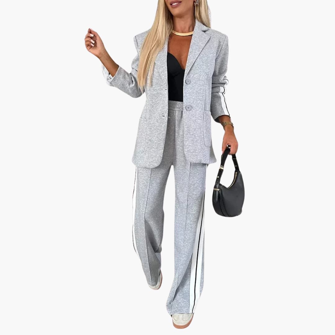 Zweiteiliges Set mit Seiteneinsätzen für Damen