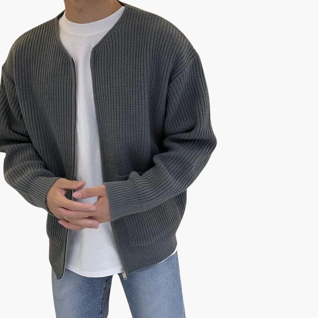 Gestrickte Strickjacke für Herren