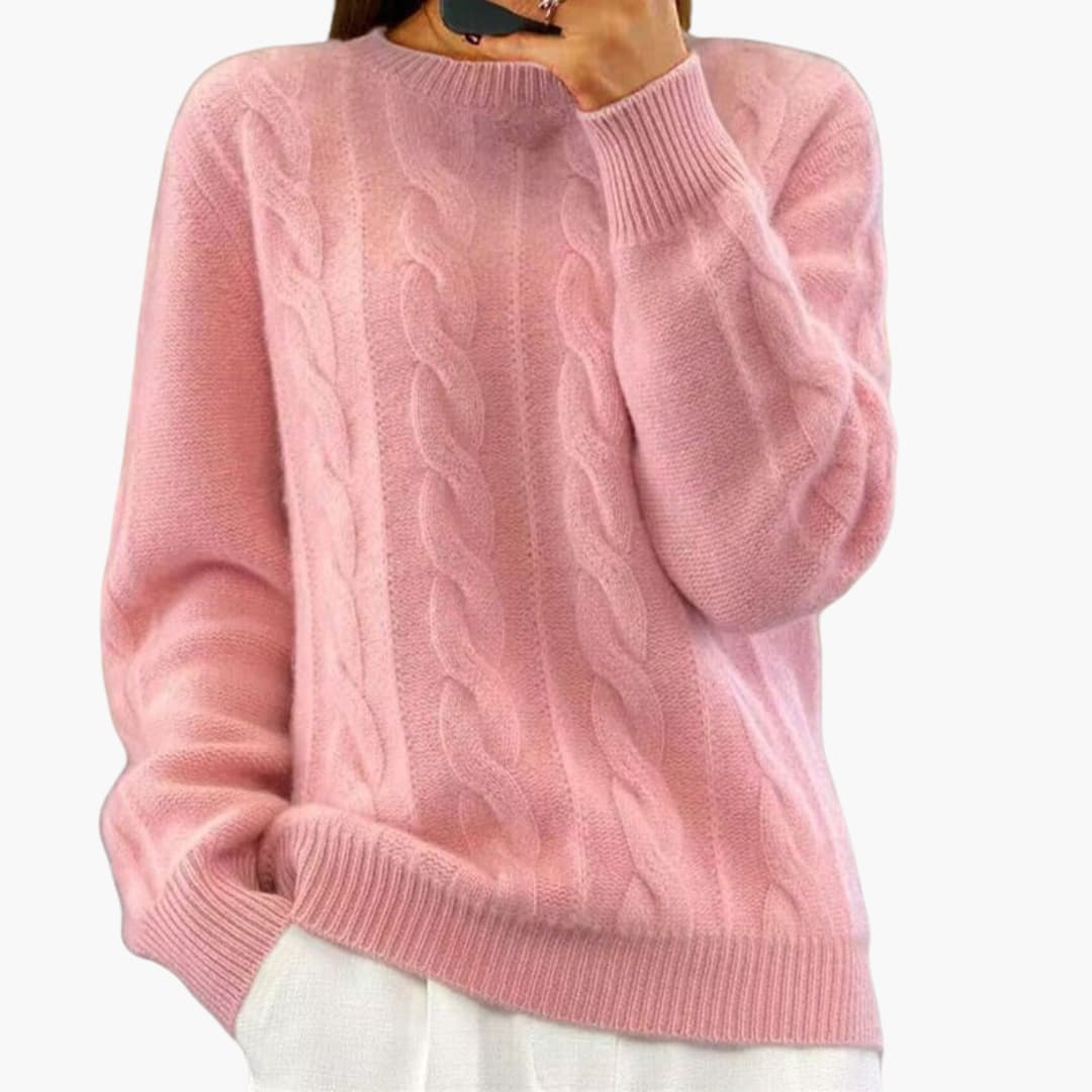 Warmer Strickpullover für Damen