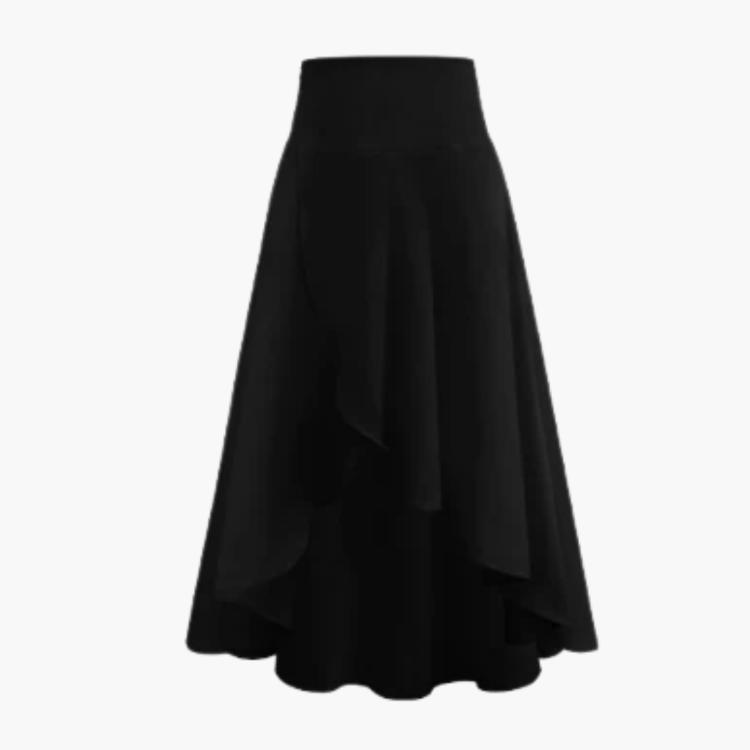 Faltenrock Midilänge für Damen