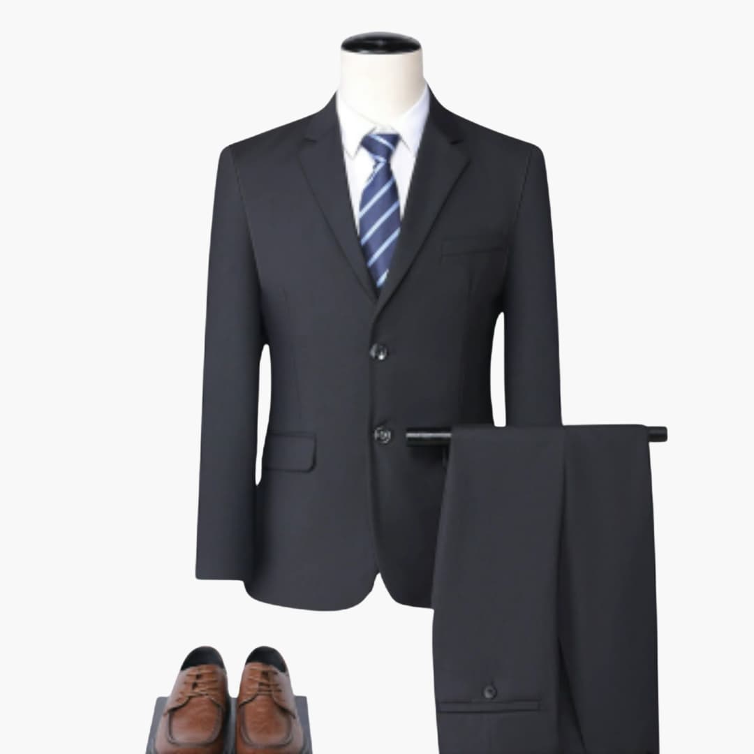 Eleganter Slim-Fit Zweiteiler für Herren