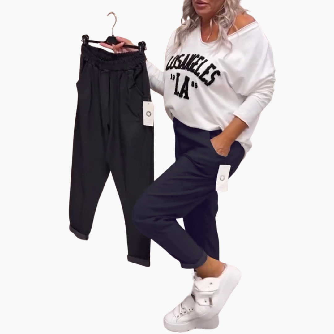 Schlank Geschnittene Freizeithose für Damen
