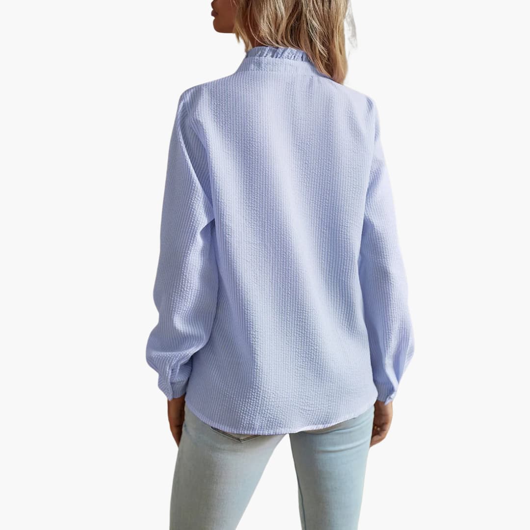 Strukturierte Bluse für Damen
