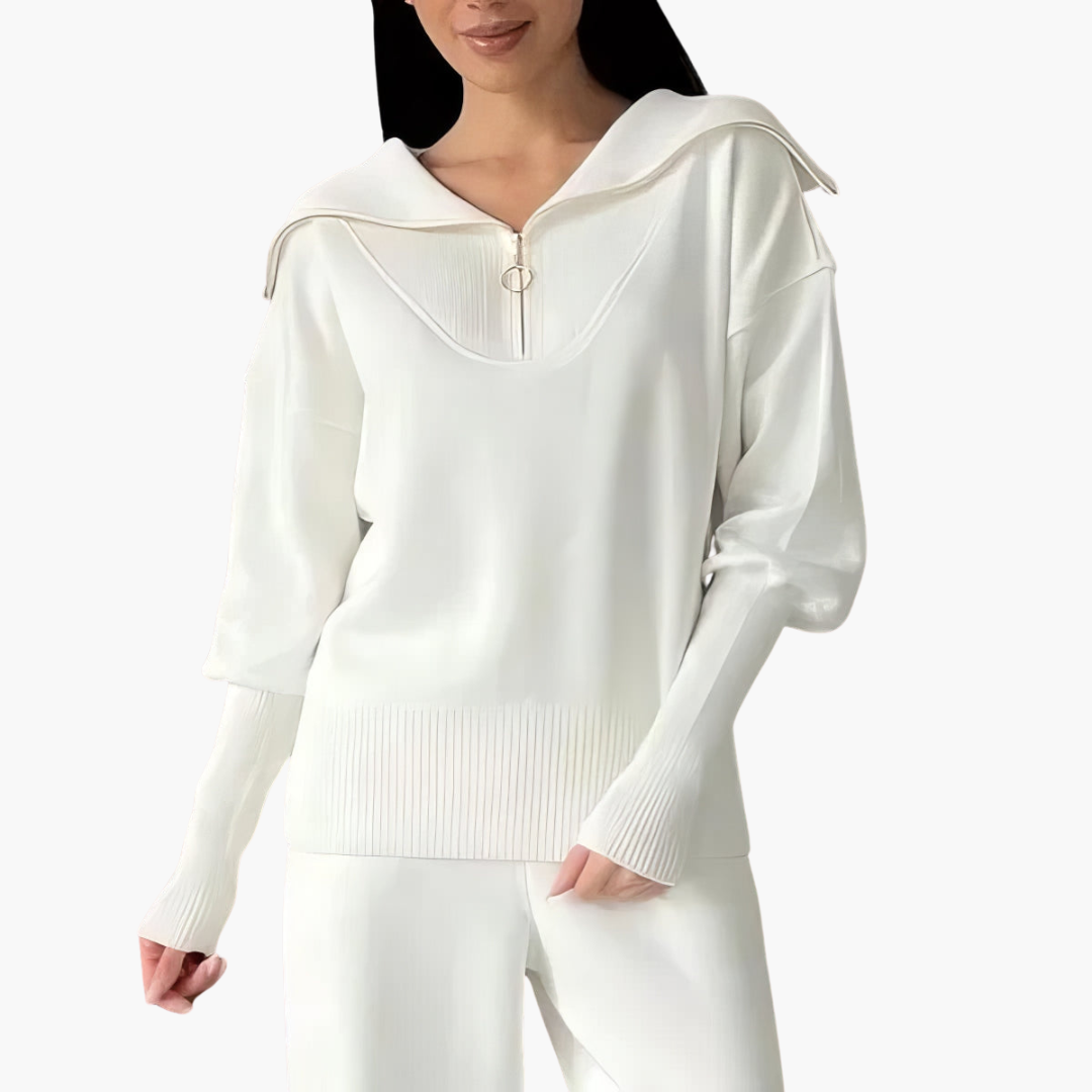 Minimalistisches Set mit Hose für Damen