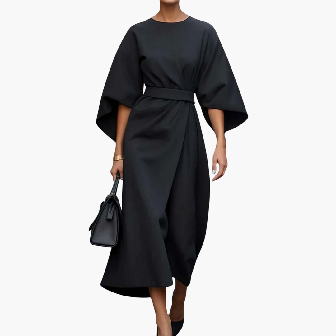 Gürtel Midikleid für Damen