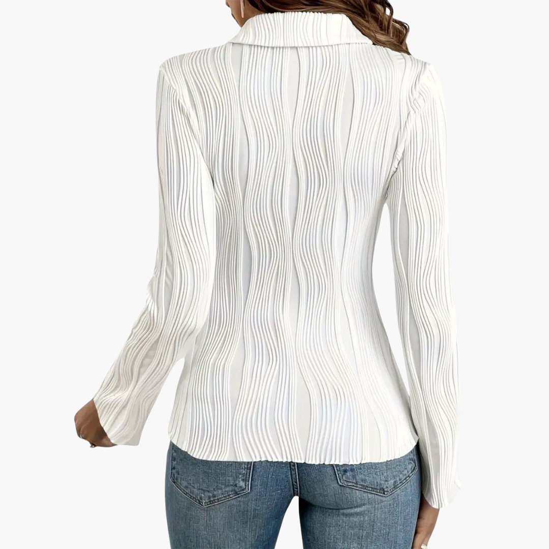 Klassische Polo Bluse für Damen