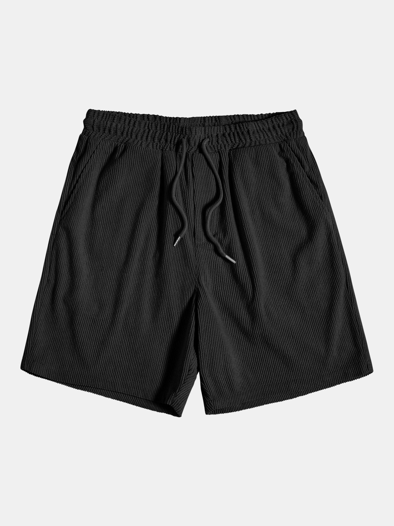 Cord-Shorts Set mit Kurzarmhemd für Herren