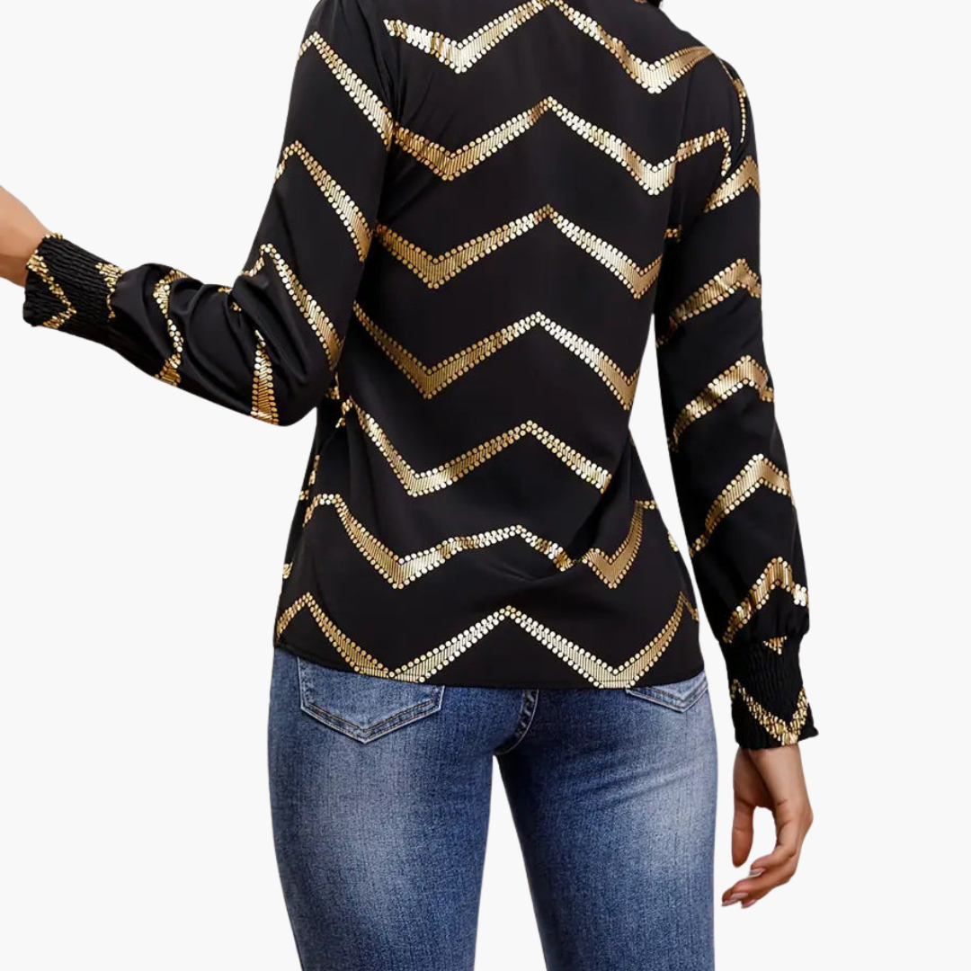Leichte Bluse mit Details für Damen