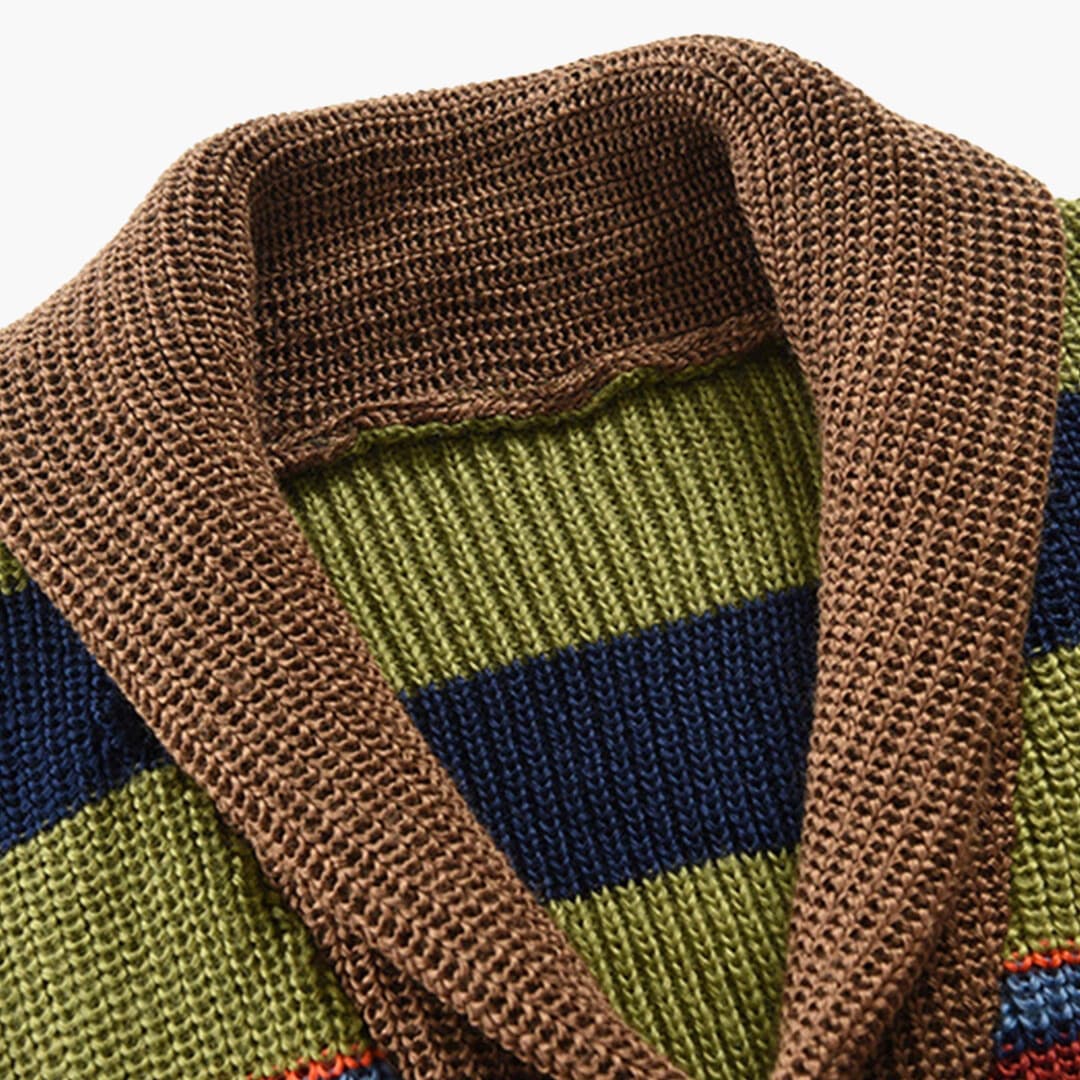 Gestrickte Wollstrickjacke für Damen