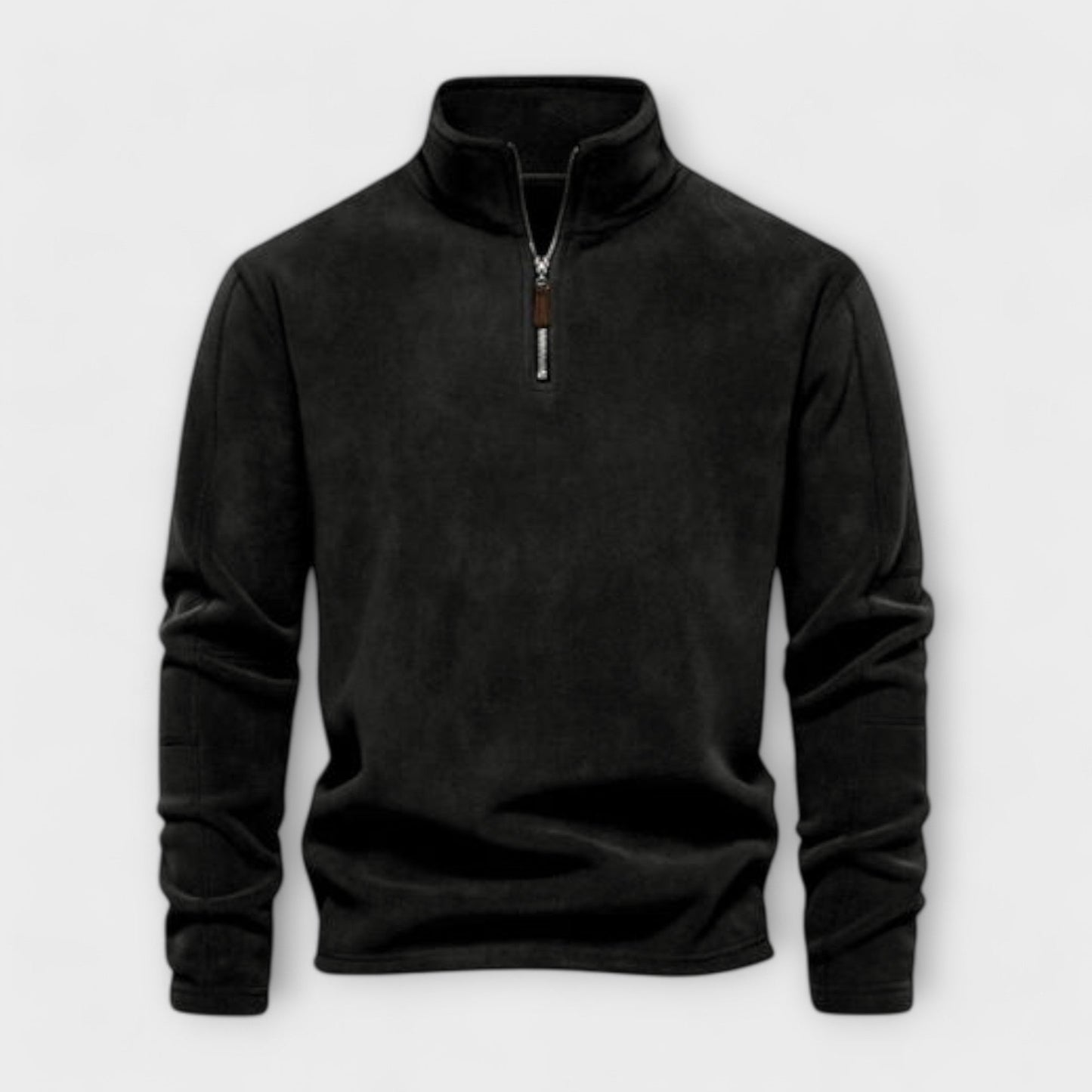Fleece Langarm Pullover für Herren
