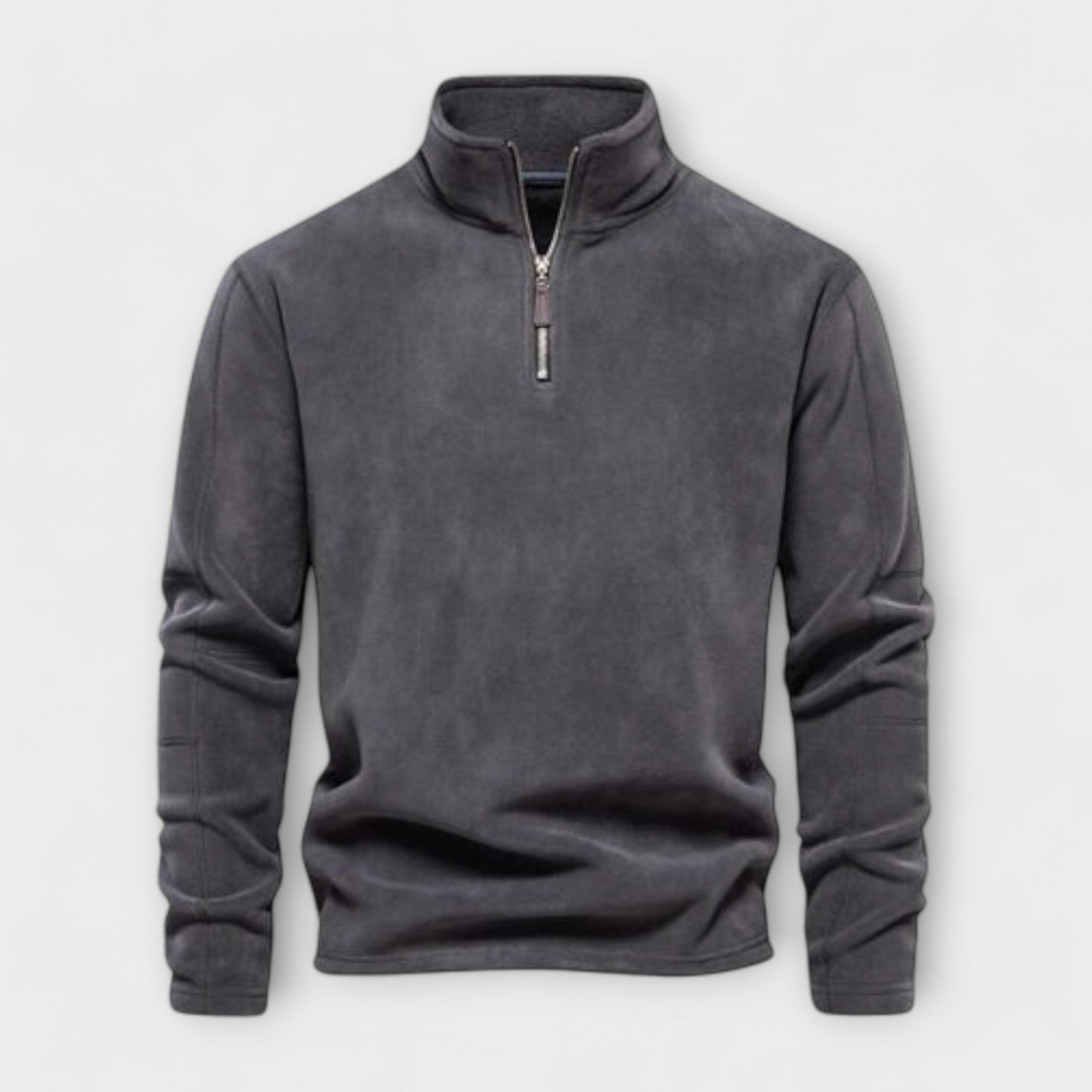 Fleece Langarm Pullover für Herren