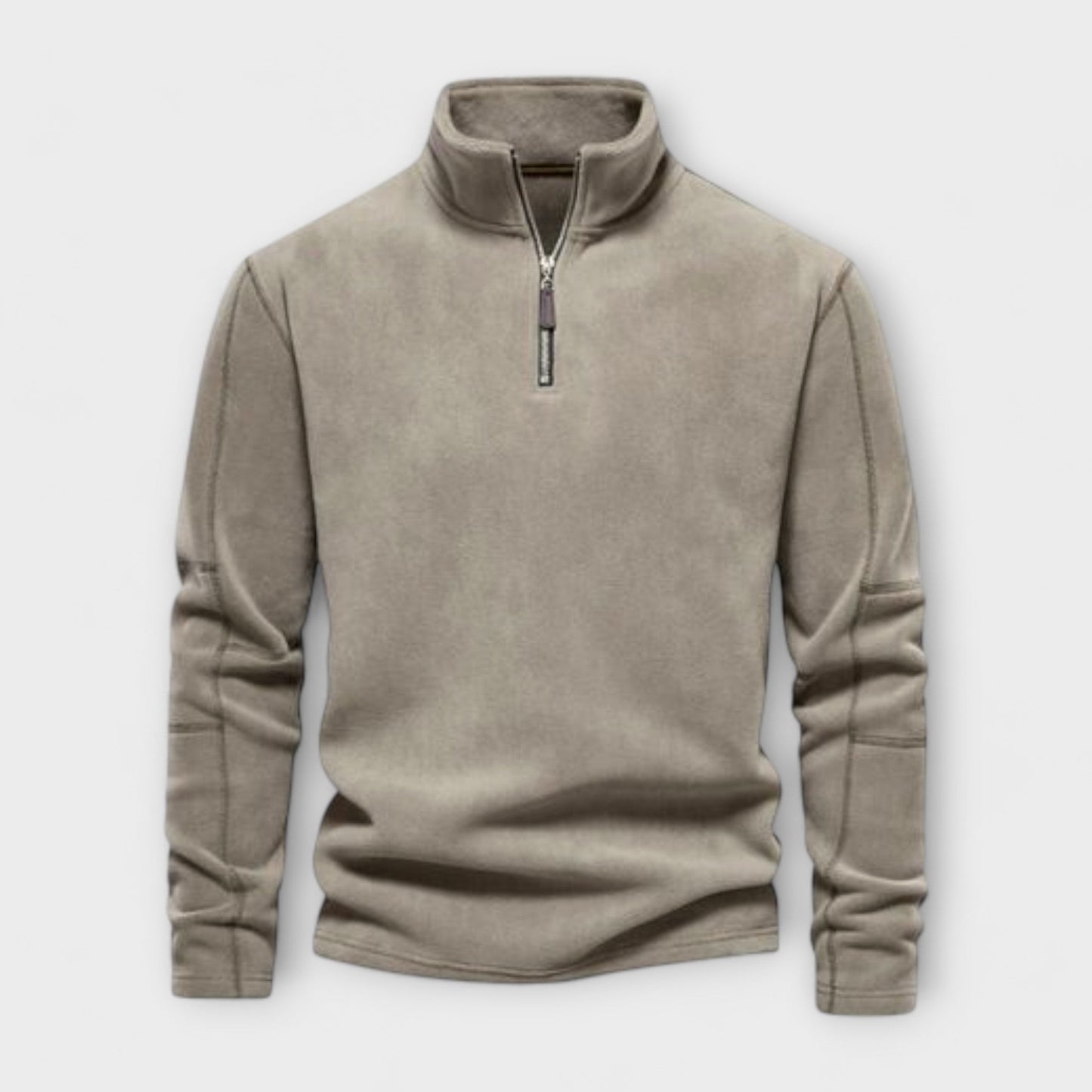 Fleece Langarm Pullover für Herren