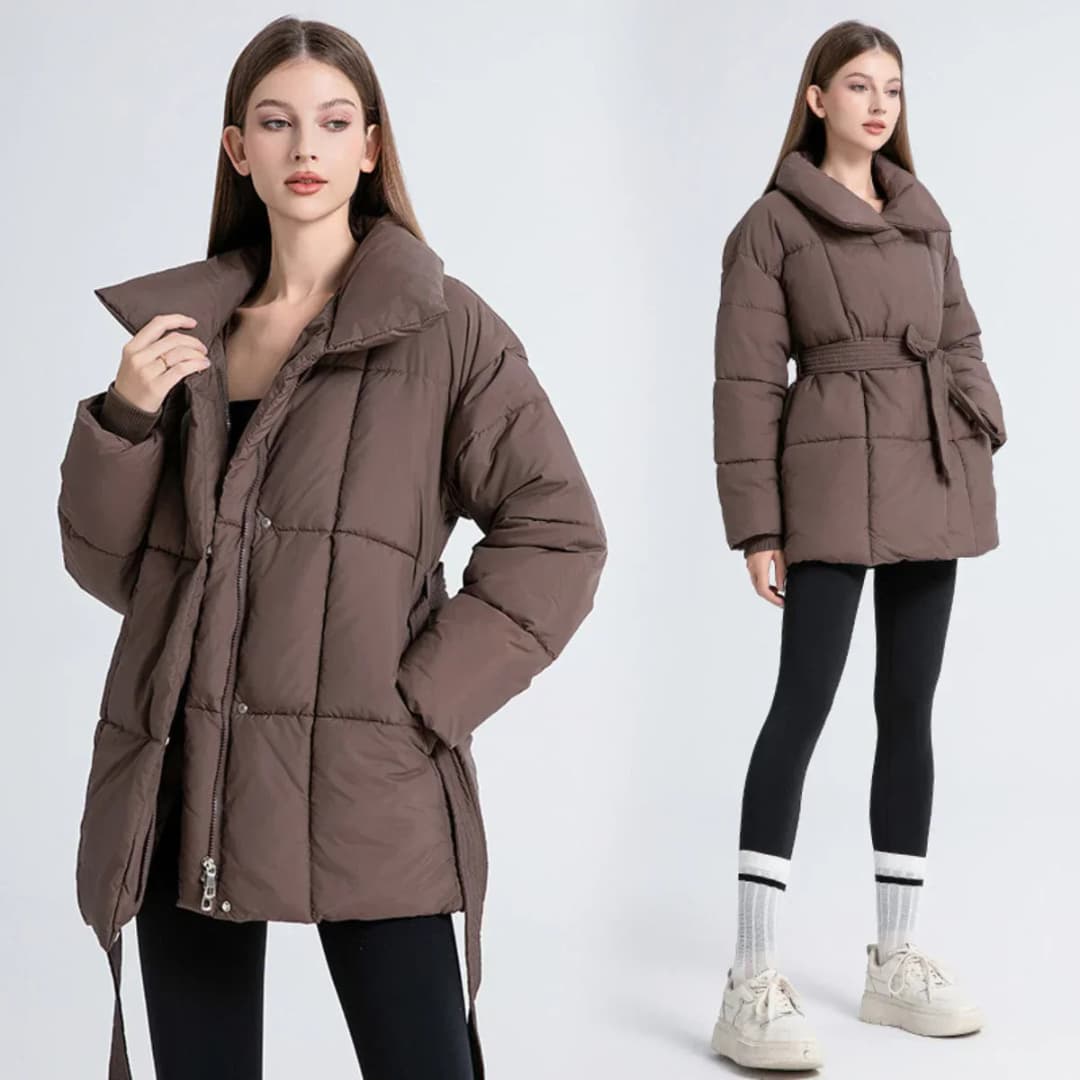 Langer Wintermantel für Damen