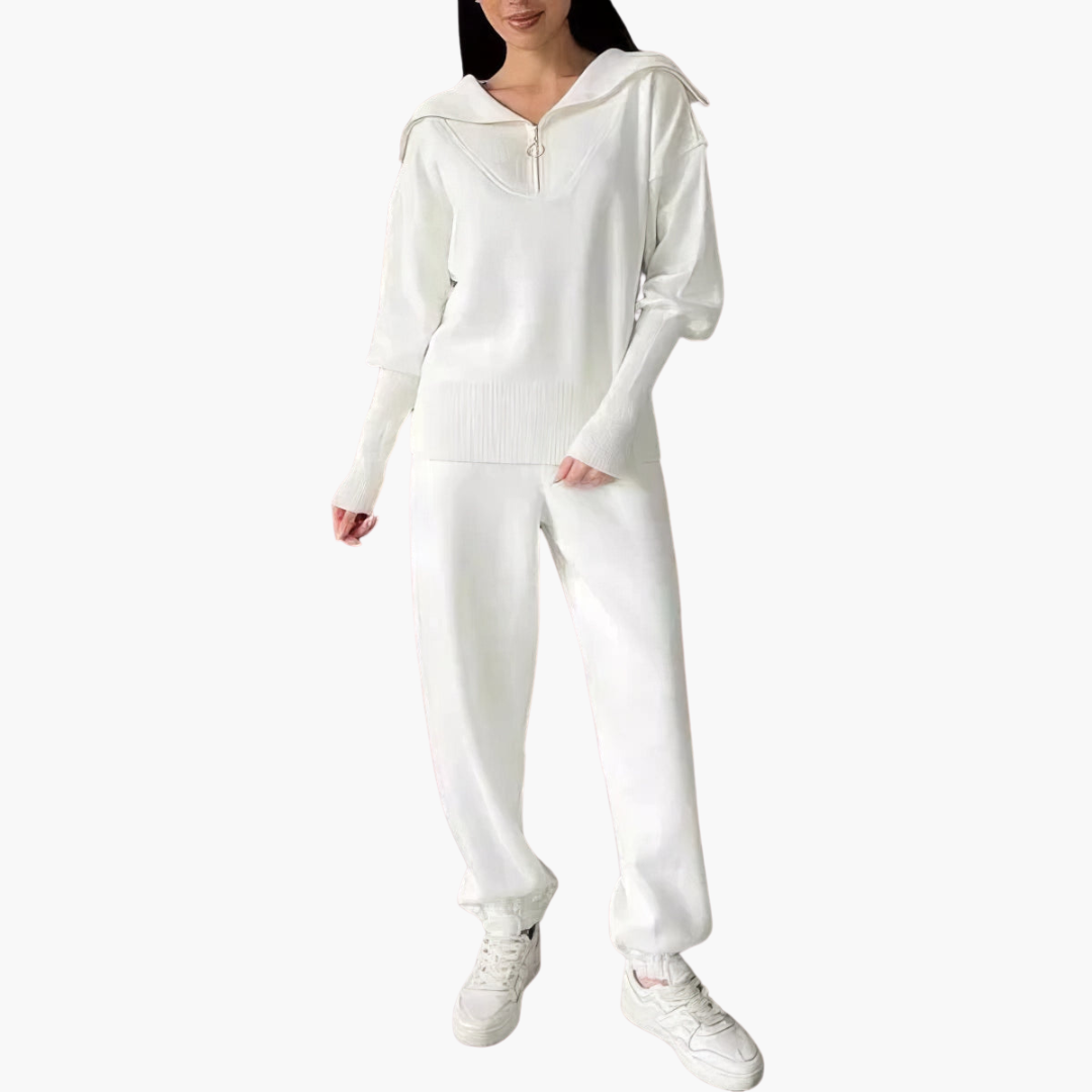 Minimalistisches Set mit Hose für Damen
