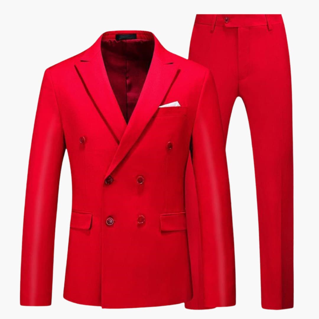 Sommer Slim Fit Anzug für Herren